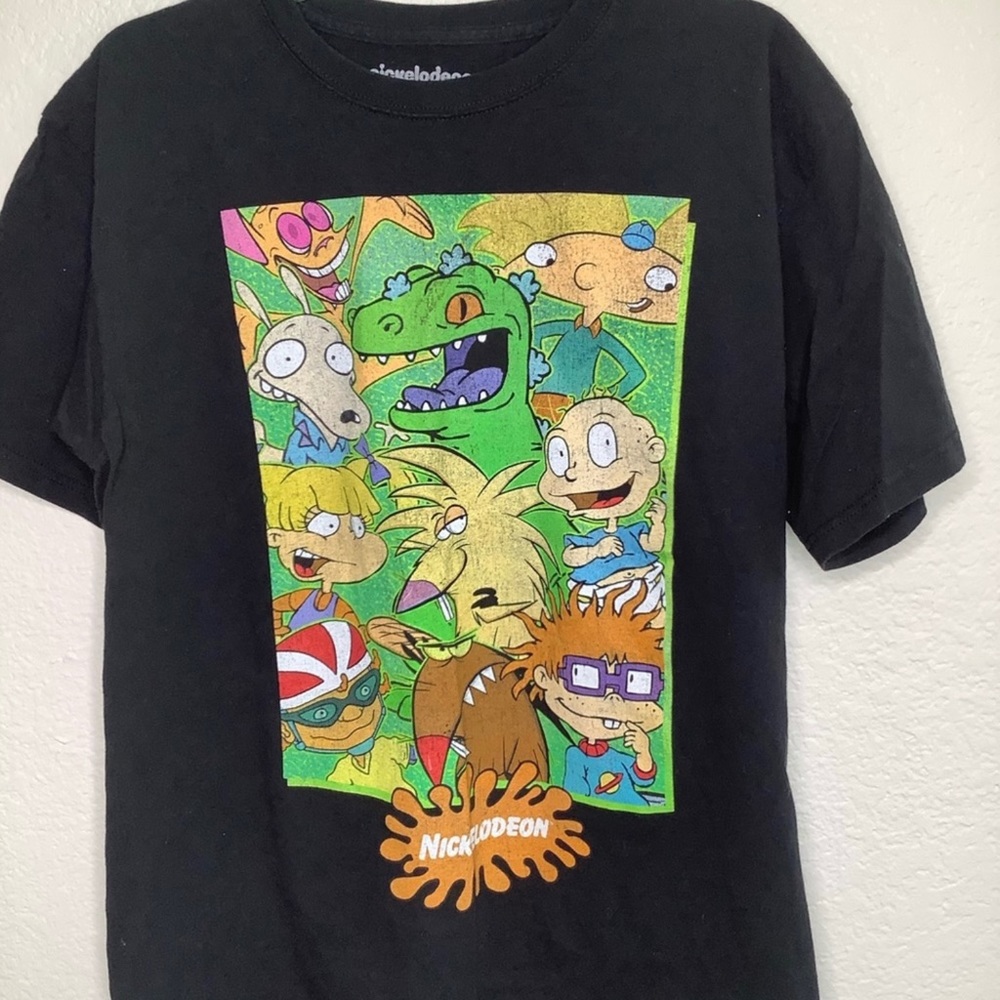 Nickelodeon 90s cartoon character graphic T-shirt men’s size large